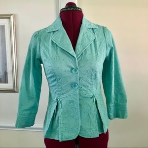 Live a Little Jacket in Sea Foam / Mint
